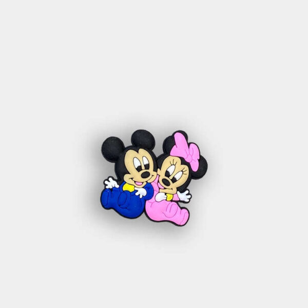 Jibbitz Mickey and Minnie Mouse
