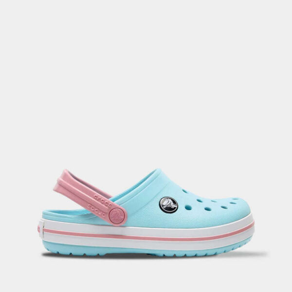 Crocs Crocband Ice Blue/White арт. 11016 / Крокс Крокбенд Сабо