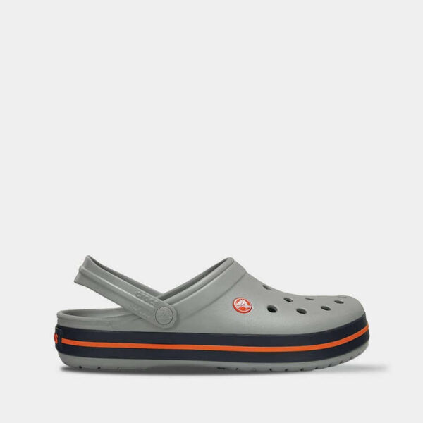 Crocs Crocband Light Grey/Navy арт. 11016 / Крокс Крокбенд Сабо