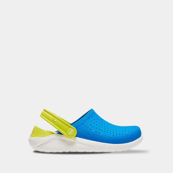 Crocs Kids LiteRide Clog Bright Cobalt/Citrus арт. 205964 / Дитячі Сабо Крокс