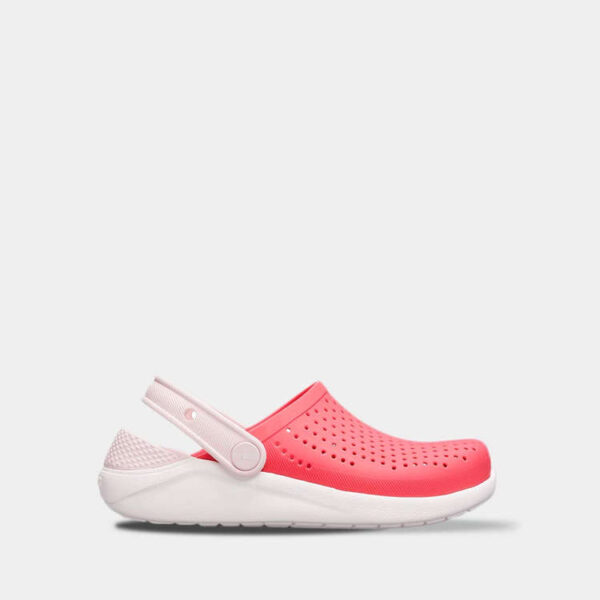 Crocs Kids LiteRide Clog Poppy/White арт. 205964 / Дитячі Сабо Крокс