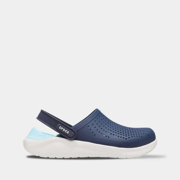 Crocs LiteRide Navy/Almost White арт. 204592 / Крокс Лайтрайд Сабо