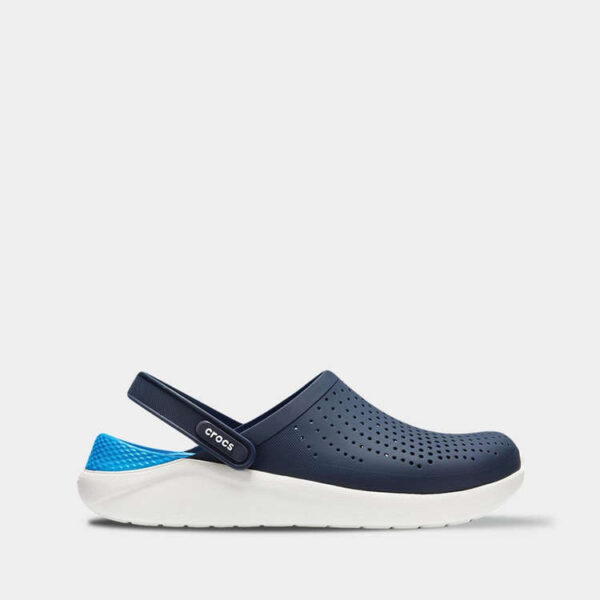 Crocs LiteRide Navy/White арт. 204592 / Крокс Лайтрайд Сабо
