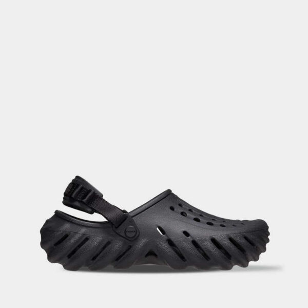 Crocs Echo Clog Black арт. 207937 / Крокс Ехо чорні Сабо