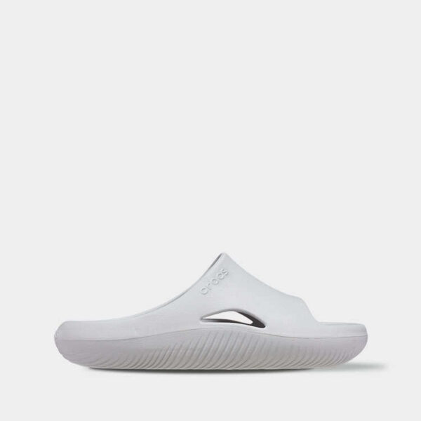 Crocs Mellow Recovery Slide Atmosphere арт. 208392 / Крокс Мелоу Рекавери Слайд сірі шльопки
