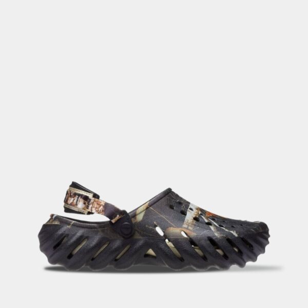 Crocs Echo Clog Realtree Black арт. 207937 / Крокс Ехо чорні Сабо