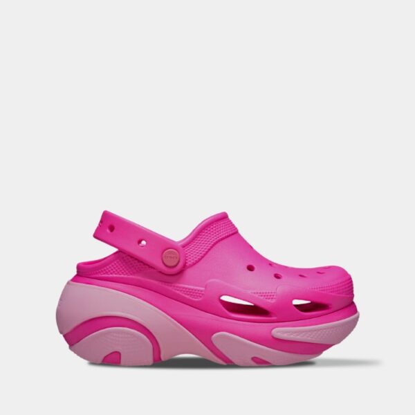 Crocs Classic Bubble Crush Clog Pink арт. 210061 / Крокс Бабл Краш Сабо на Платформі Рожеві