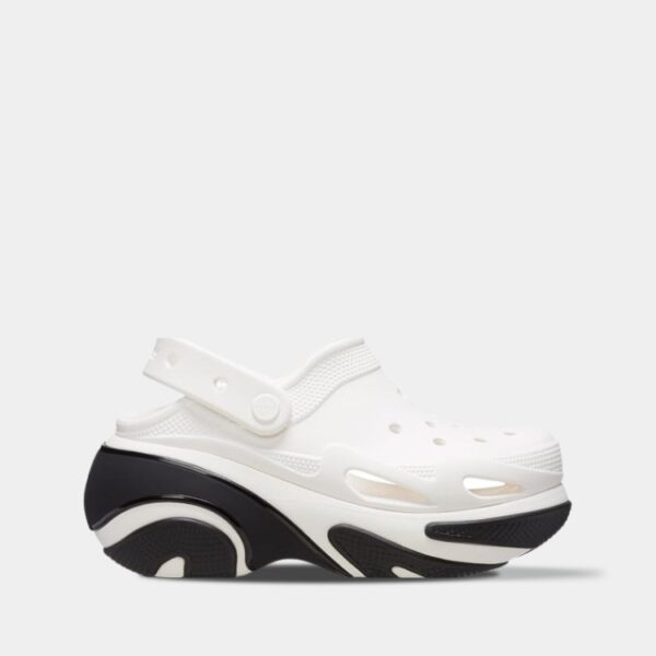 Crocs Classic Bubble Crush Clog White арт. 210061 / Крокс Бабл Краш Сабо на Платформі Білі