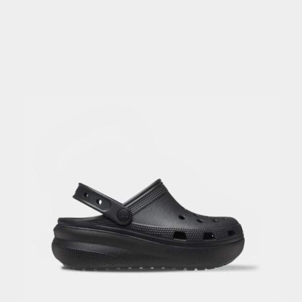 Crocs Kids Classic Cutie Clog Black арт. 207708 / Дитячі Сабо Крокс на Платформі Класік Чорні