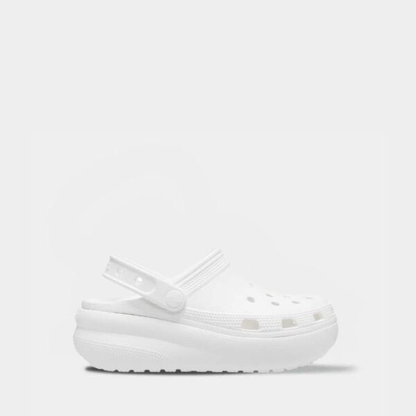 Crocs Kids Classic Cutie Clog White арт. 207708 / Дитячі Сабо Крокс  на Платформі Білі