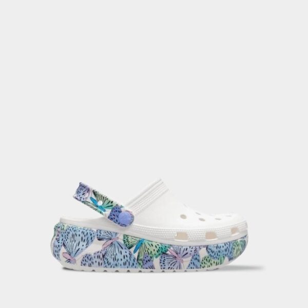 Crocs Kids Classic Cutie Clog Butterfly арт. 208298 / Дитячі Сабо Крокс на Платформі Класік Метелик