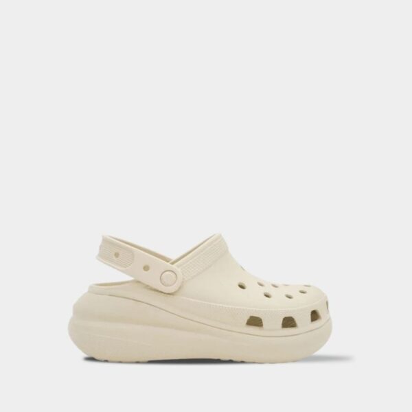 Crocs Kids Classic Cutie Clog Bone арт. 207708 / Дитячі Сабо Крокс на Платформі Класік Бежеві